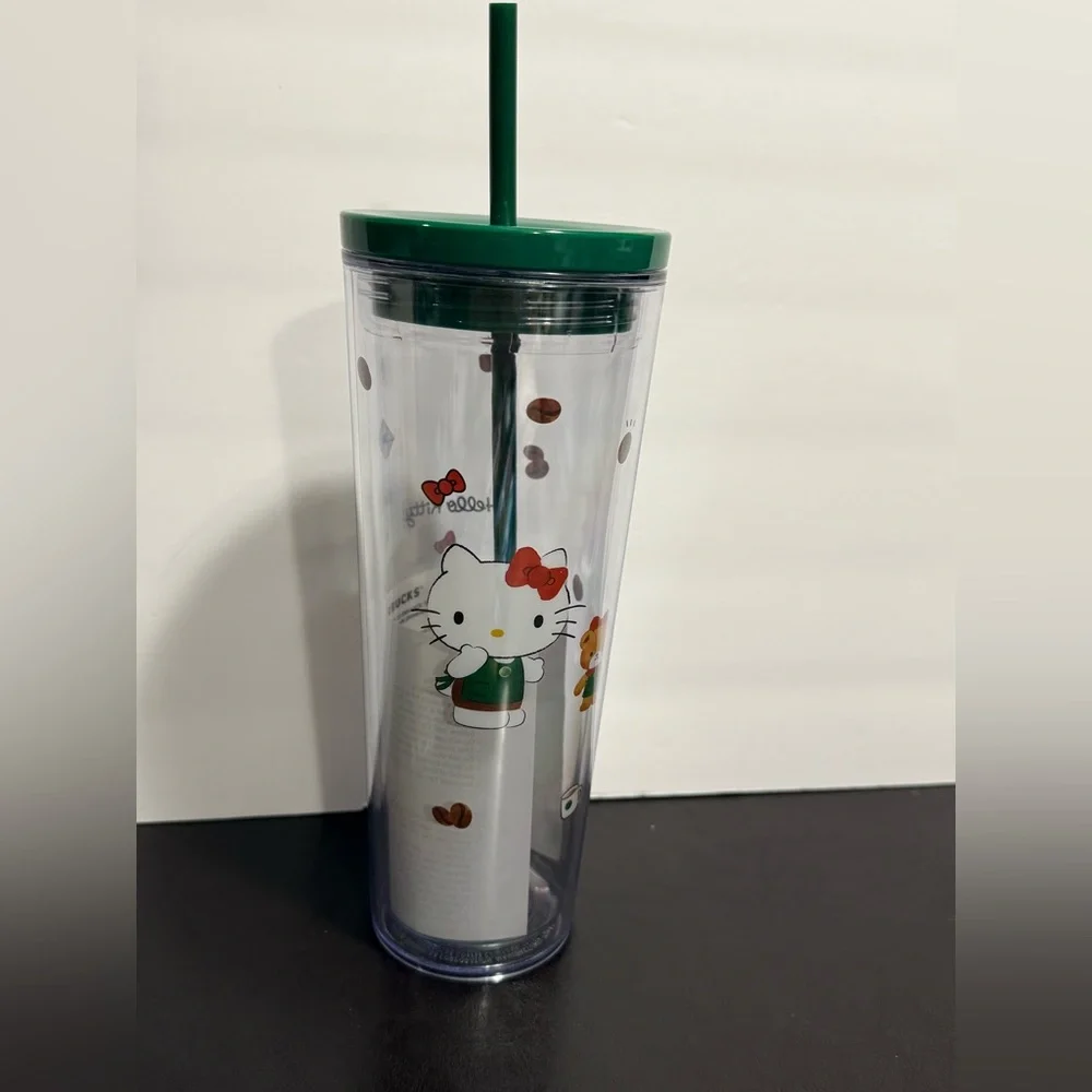 Starbucks x Hello Kitty Cold Cup Tumbler 2025 Acrylic 24 oz Limited Edition